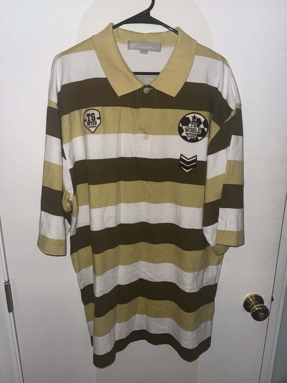 De Doris Striped 617 Roxbury Rugby Polo Shirt